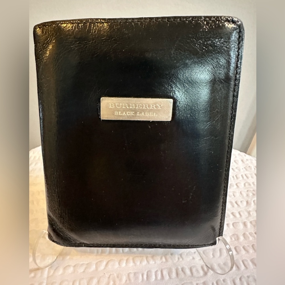 Burberry Bifold Wallet - Black Enamel